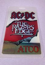 AC DC The Razors Edge Tour 1990s Original Unused ATCO Record Co - Unused Stock !