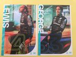 🏁F1 Mercedes Driver Cards 2024  - 50 Years Petronas - RARE 🏁