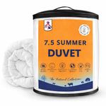 Lightweight summer Quilt Duvet 7.5 TOG Hotel Quality Duvet Spring Season UK Size