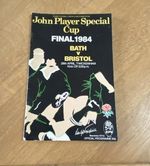 Rugby 1984 BATH v BRISTOL programme - John Player Cup Final