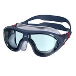 SPEEDO NAVY BIOFUSE 2.0 SWIMMING GOGGLES MASK ANTI-FOG ULTRA UV PROTECTION NEW