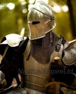 Medieval Barbuta Knight Full Suit of Armor – Crusader Cosplay Halloween Costume