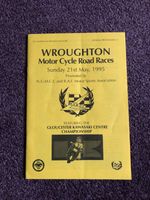 Motor cycle road racing programme Wroughton 21st May 1995