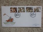 1985 ARTHURIAN LEGEND FIRST DAY COVER, THE LEGENDARY CAMELOT, WINCHESTER H/S