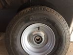 Static Caravan Wheel Tyre Assembly With Bearing 600x900 35mm Bearing Band F