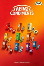 HEINZ Single Sachets 7 - 11.5G Individual Single Portion SACHET Multiple CHOICE
