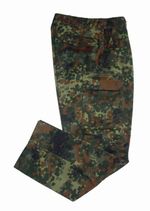 German Flecktarn Combat Trousers - Camo Cargo Army Military Pants NEW