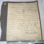 William Leman Rede Playwright 1p ALS 1835 Contract Skeleton Witness Royal Surrey