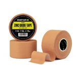 3 ROLLS - SPORTTAPE Zinc Oxide Tan Tape - 2 Sizes - Ankle Strapping Blister Tape