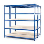 2 x Heavy Duty Garage Racking Shelving Unit | 200KG UDL 1800mm x 1800mm x 600mm