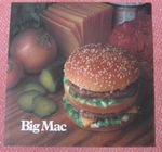 McDonalds Translite - Big Mac 1983 - VERY RARE