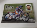 6" x 4" PHOTO CARD SIGNED BY FILIP SITERA - SPEEDWAY 2011 PDK MSENO