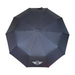 MINI Cooper Official Folding Compact Umbrella Windproof Auto Open Close Black
