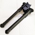 7.5-10 inch Adjustable Height Hunting Rifle aluminum Bipod Fit Picatinny Rail