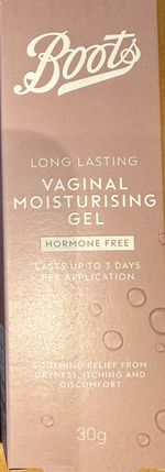 Boots VM gel One box of vaginal moisturiser menopause Boots vaginal moisturiser