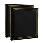 Slip In Photo Album 3-Ring Binder Photo Album Holds 500 Photos 6x4''/10X15cm X2