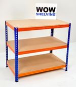 WOW250 3 Level Bench Workbench Shelving Racks  Storage Garage Workshop shed