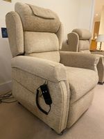 Rise and recliner chair from Oak Tree, Beige (Medium sized adult)