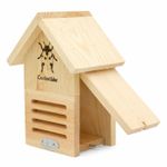 Ladybird House Small Wooden Insect Pinewood Bug Hotel Ladybug Garden Nest Box