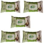 400 x Wet Wipes Argan Oil Sensitive Natural Alcohol Free  5 Packs x 80 Wipes