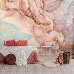 MARBLE Photo WALLPAPER Rose Gold Modern Wall MURAL Non-Woven Luxury Wallcovering