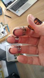 Stainless Steel Open-Design Finger Picks Set (3 pcs) for Guitar and Banjo