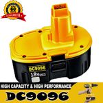 5.0AH Battery For Dewalt 18V DC9096-2 DE9095 DE9503 DE9098 DC725 DC720 NIMH