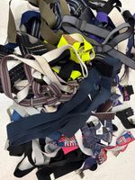 23x Mens Braces Suspenders Bundle Vintage Retro Workwear Clip On Mixed Lot