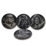 Star Wars Disney Slate Coasters Set of 4 Engraved Drinks Mats Gift Housewarming