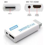 Wii TO HDMI Adapter Converter Wii2HDMI with 3.5mm Audio Video 1080P HD Output