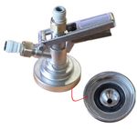 Grundy (G-Type) Beer Keg Coupler with 3/8" Push-Fit Fittings - Refurbished