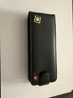 Cigar Holder and Flask In Genuine Leather Case