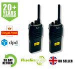 ICOM IC-F22SR PMR446 WALKIE TALKIE TWO WAY RADIOS x 2 *FREE EARPIECES*