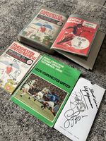 Old Manchester United Football Programmes From Season 1976/1977