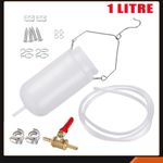 Universal MOTORCYCLE 1 LITRE AUXILIARY FUEL TANK & CARB BALANCING TOOL TANK UK