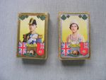  2 packs of playing card issued to commemorate the royal visit to Canada in 1939