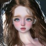 1/4 BJD Doll Resin Body Bare Delicate Face Makeup Eyes Pretty Girl Figures Toys