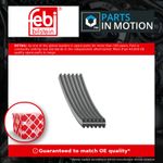 6 Rib Multi V Drive Belt fits BMW 320D 2.0D 04 to 13 N47D20C 11287800341 Febi