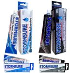 STORMSURE BLACK or CLEAR FLEXIBLE REPAIR ADHESIVE GLUE TENT RIPS HOLES BOOT SHOE