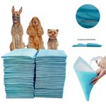 100PK Puppy Training Trainer Train Pads Toilet Pee Wee Poo Dog Pet Cat Mats UK
