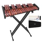 VEVOR Glockenspiel Xylophone 32 Notes Wooden Percussion Instrument with Stand