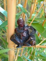 Antique Cold Painted Bronze Okimono Late Edo Period 1603-1868 to Early Maiji Era