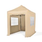 All Seasons Gazebos 3x2m Waterproof Pop Up Gazebo with 4 Premium Side Walls.
