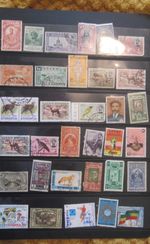 Ethiopia stamps in good condition interesting sheet.