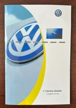 VW VOLKSWAGEN SERVICE BOOK  STAMPED ALL MODELS PASSAT GOLF POLO TIGUAN