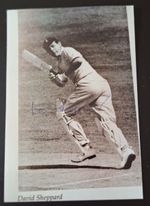 David SHEPPARD, (1929-2005) Sussex & ENGLAND Test Captain, hand signed picture