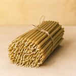 50pcs Thin Pure Beeswax Candles, Meditation Candles- Ideal for Meditation,Prayer
