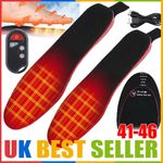 Heated Insoles Rechargeable Electric Heated Insoles Foot Warmer w/Remote Control