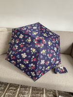 Cath Kidston Fulton Compact and Lightweight Navy Floral Umbrella 18cm