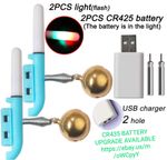 2 PCs LED Sea Fishing Rod Tip Light  SMART Glow Stick Bite Indicator